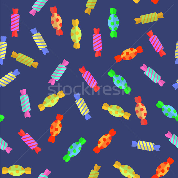 Sweet Colored Candy Seamless Pattern Stock photo © Valeo5