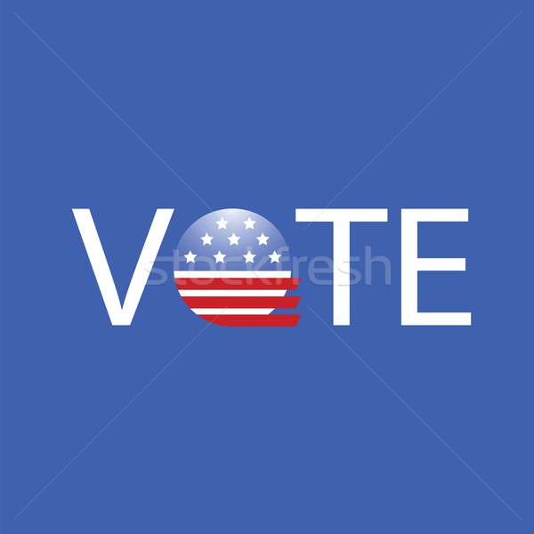 United States Election Vote Button Stock photo © Valeo5