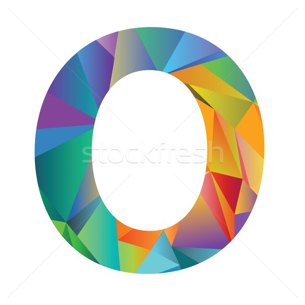 Lettre différent couleurs illustration blanche fond [[stock_photo]] © Valeo5