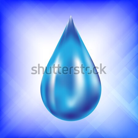 Goutte d'eau coloré illustration blanche lumière fond [[stock_photo]] © Valeo5