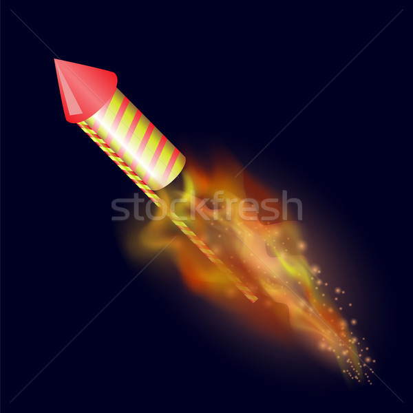 Burning Petard with Fire Flame Stock photo © Valeo5