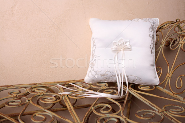 White Ring Pillow Stock photo © vanessavr