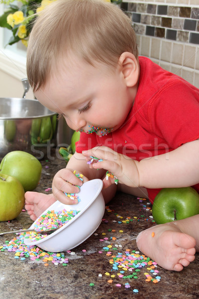 Kitchen baby Stock photo © vanessavr