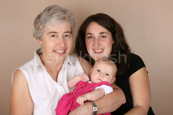 Gerações mãe avó menina três menina Foto stock © vanessavr