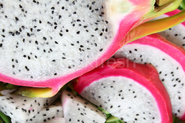 Pink pitahaya dragon fruit Stock photo © vanessavr