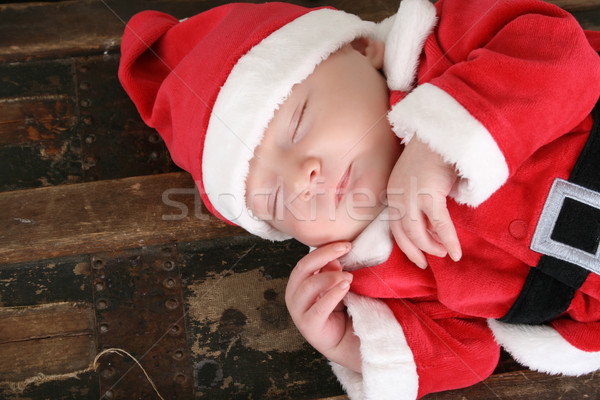 Sleeping Santa Stock photo © vanessavr