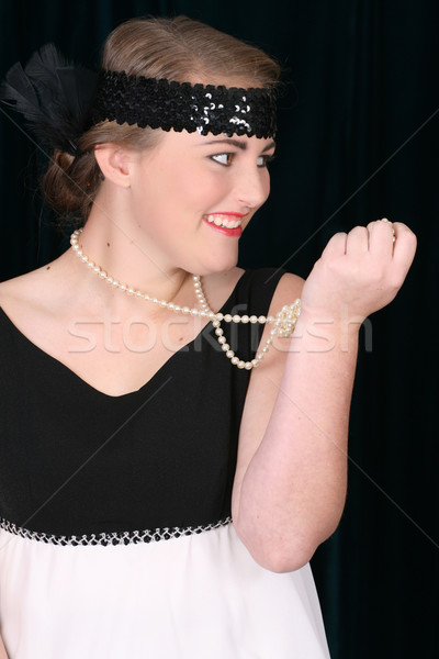 1920 Girl Stock photo © vanessavr