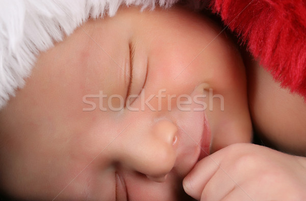 Newborn christmas baby Stock photo © vanessavr