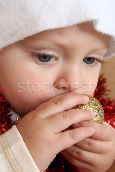 Christmas baby Stock photo © vanessavr