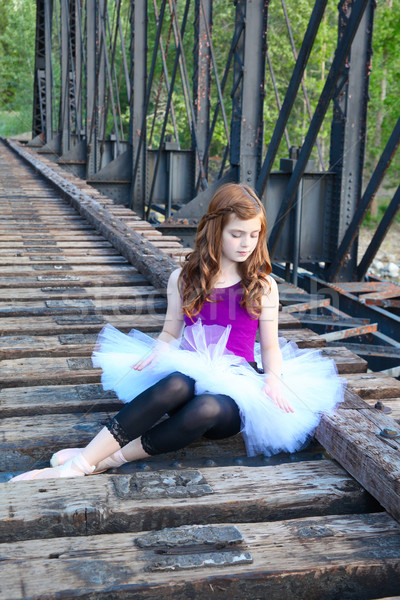Young ballerina Stock photo © vanessavr