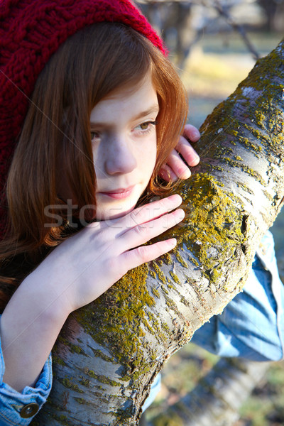 Zimą teen teen girl dziewczyna Zdjęcia stock © vanessavr