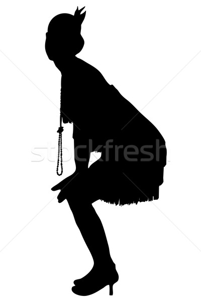 1920 silhouette Stock photo © vanessavr