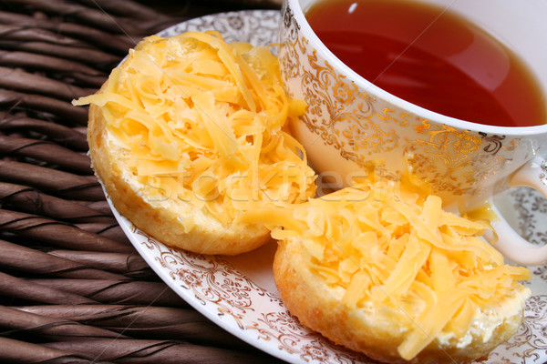 Tea and Scones Stock photo © vanessavr