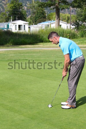Male golfer Stock photo © vanessavr