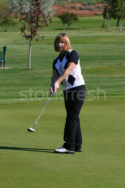 Female Golfer Stock photo © vanessavr