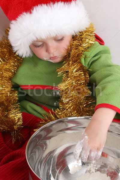 Baking Christmas Cookies Stock photo © vanessavr