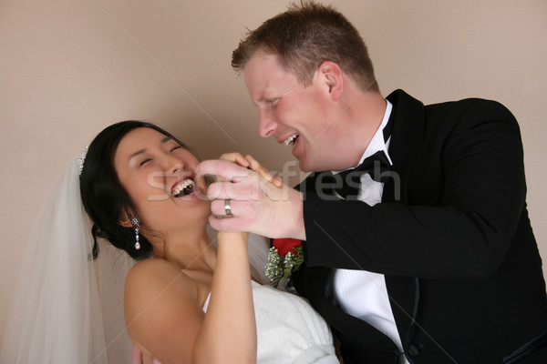 Bridal Couple Stock photo © vanessavr