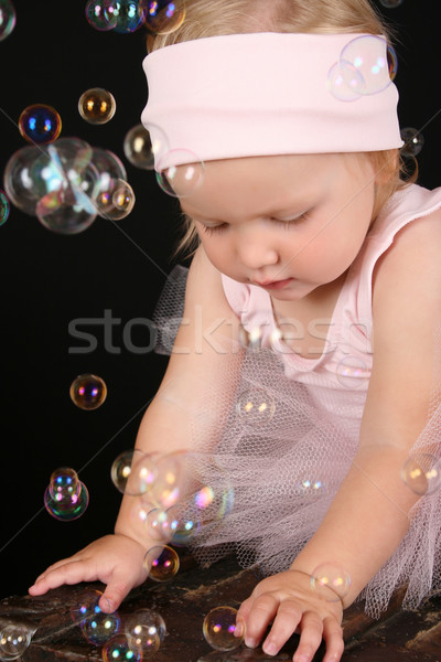 Baby ballerina spelen kind kid jonge Stockfoto © vanessavr