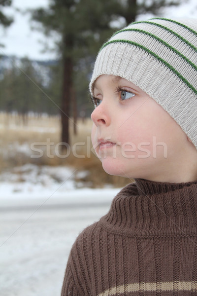 Winter boy Stock photo © vanessavr