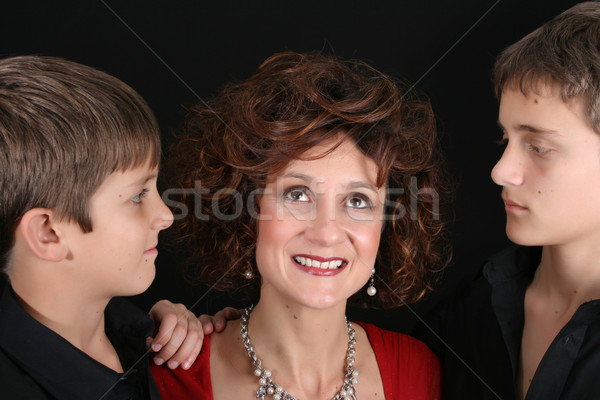 Mother and sons Stock photo © vanessavr