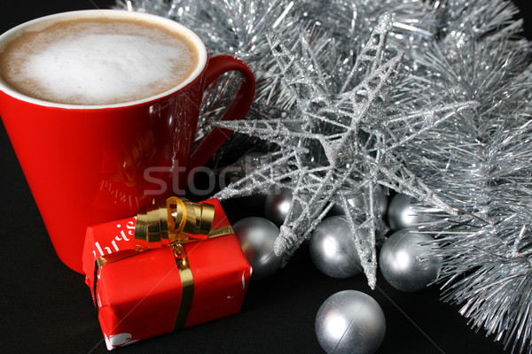 Christmas Day Coffee Stock photo © vanessavr