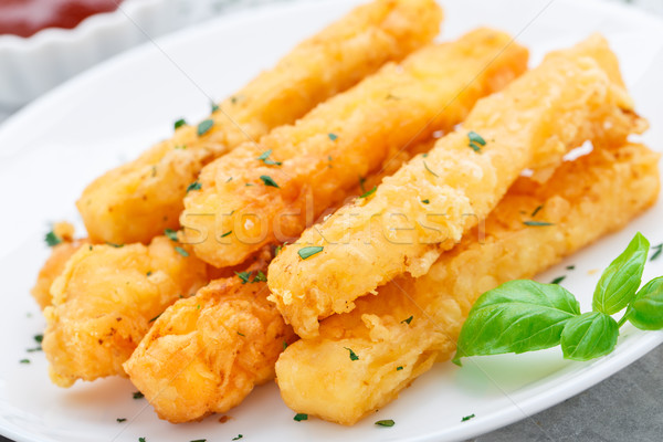 Fried cheese sticks Stock photo © vankad