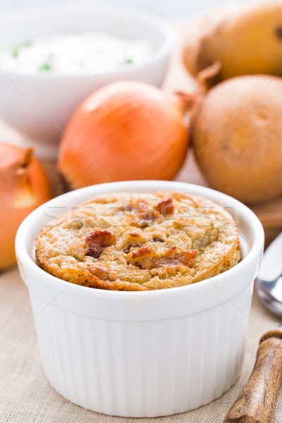 Stock photo: Babka - Belarussian meal made of potato