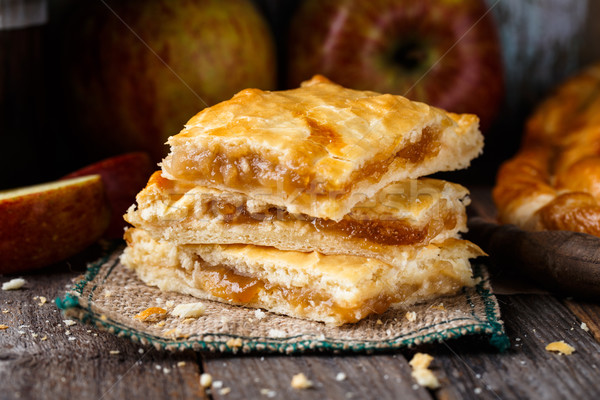 Homemade apple pie Stock photo © vankad