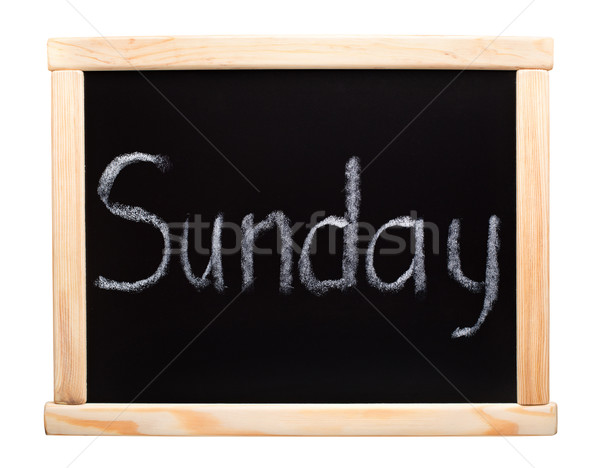 Days of the week: sunday Stock photo © vankad