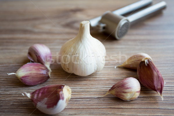 Organic garlic Stock photo © vankad