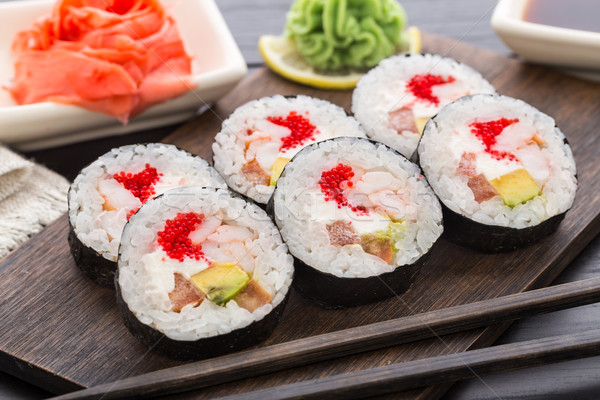 Stok fotoğraf: Sushi · gıda · balık · peynir