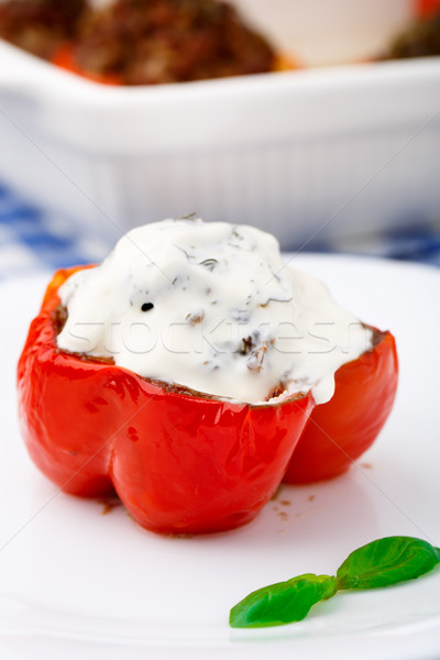 Stuffed pepper Stock photo © vankad