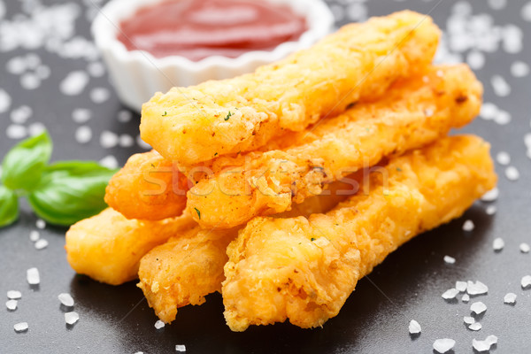 Fried cheese sticks Stock photo © vankad