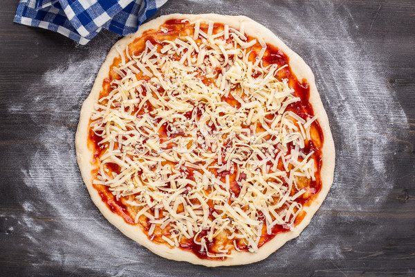 Making of pizza Stock photo © vankad