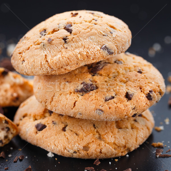 Chocolate chip cookies Stock photo © vankad