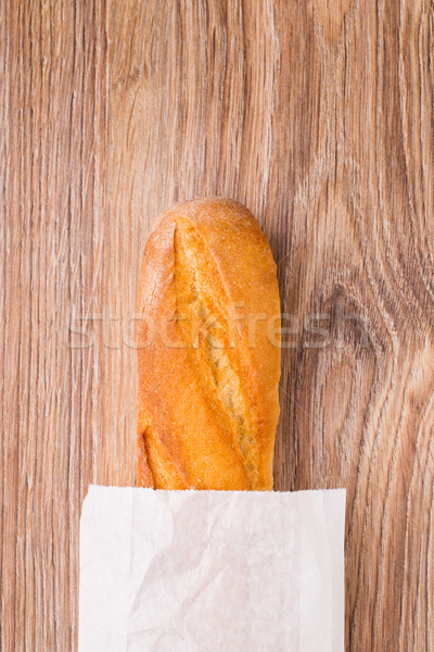 Stock photo: Baguette in paper bag