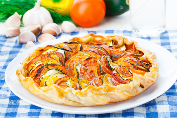 Stock photo: Galette ratatouille