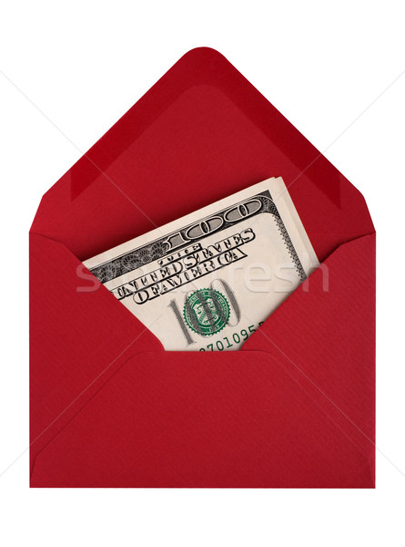 Stock photo: Red envelope