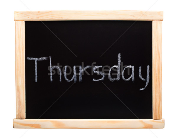 Days of the week: thursday Stock photo © vankad