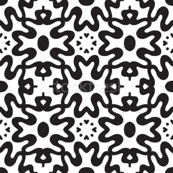 Abstract geometric symmetry modern fashion seamless pattern Stock photo © Vanzyst