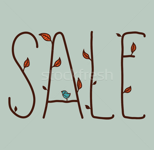 Autumn sale Stock photo © Vanzyst