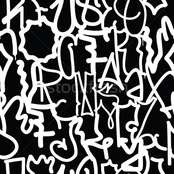 Graffiti Background Pattern Stock photo © Vanzyst