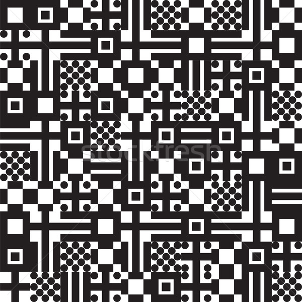 Seamless pattern square Stock photo © Vanzyst