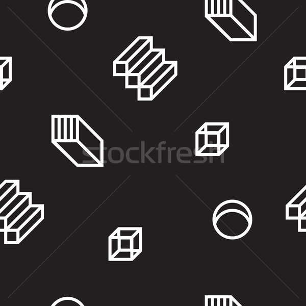 Geometric Seamless Pattern Stock photo © Vanzyst