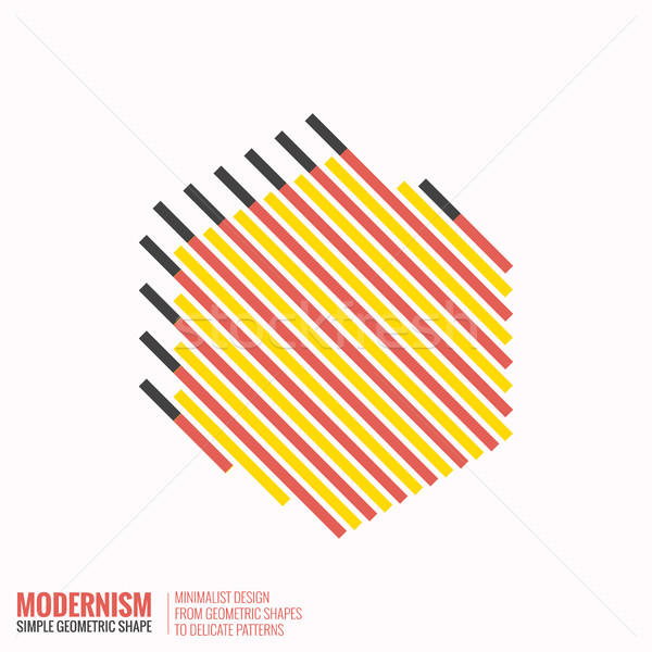 Stock photo: Minimalistic Geometric Design