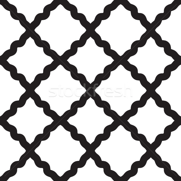 Abstrakten geometrische Muster monochrome weiß Stock foto © Vanzyst