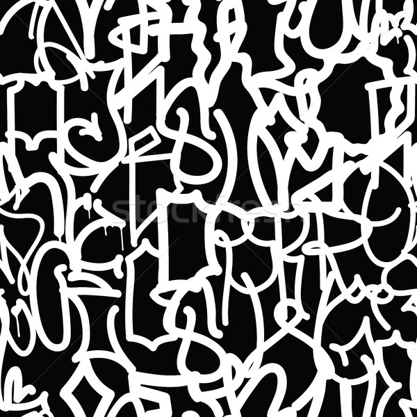Imagine de stoc: Graffiti · vector · scris · mână