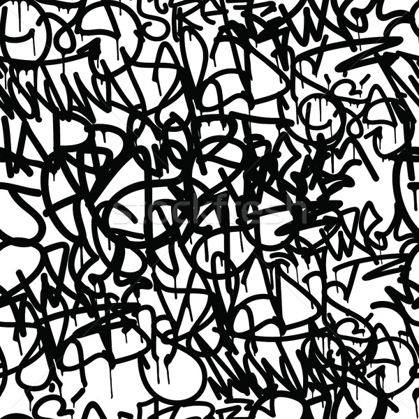 Graffiti Background Pattern Stock photo © Vanzyst