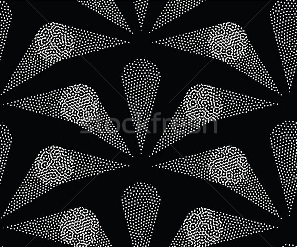 Foto stock: Clássico · abstrato · sem · costura · padrão · geométrico · projeto