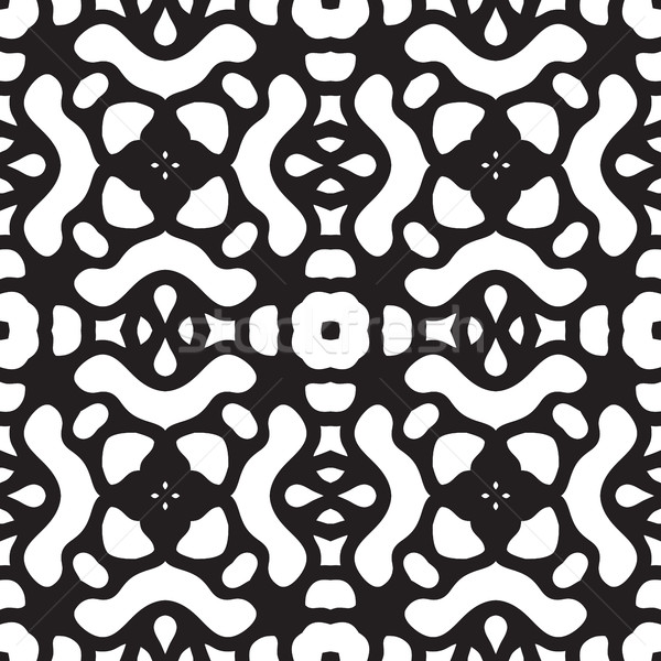 Abstract geometric symmetry modern fashion seamless pattern Stock photo © Vanzyst
